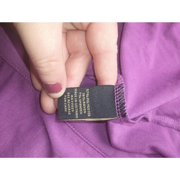 Serena Williams Signature Statement Batwing Cardigan NWT Purple Women Large Gift - Picture 5 of 5